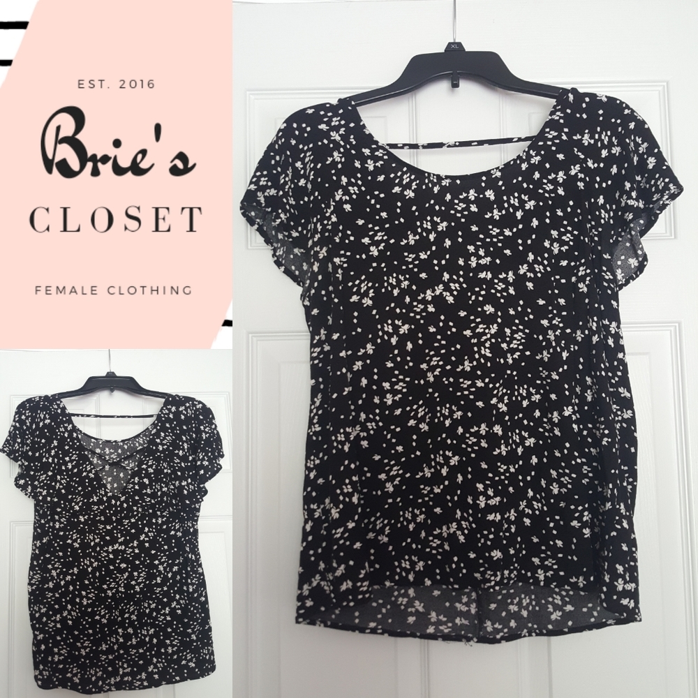 Black & White Blouse